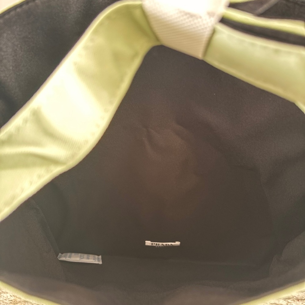 NEW PRADA Tote: Reversible Light Green and Black with Pouch & Dust bag - Picture 3 of 3